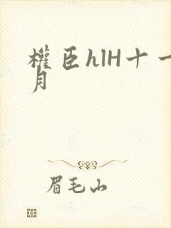 权臣hlH十一月