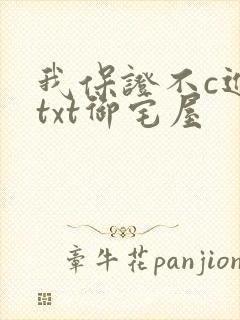 我保证不c进去txt御宅屋封面