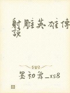 射雕英雄传 小说