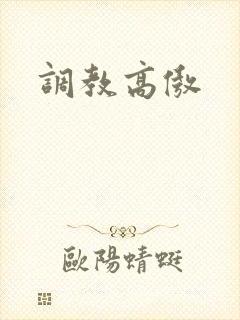 调教高傲