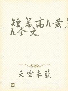 短篇高h黄暴辣h全文