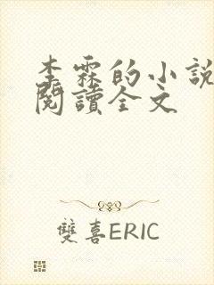 李霖的小说免费阅读全文