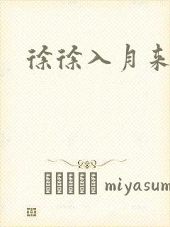 徐徐入月来