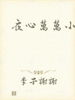 夜心万万小说