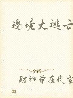 边境大逃亡封面
