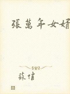 张万年女婿封面