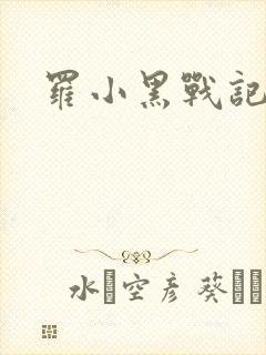 罗小黑战记小说