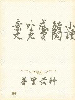 意外成结小说全文免费阅读笔趣阁下载无弹窗