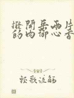 拨开岳两片肥嫩的肉御心香帅