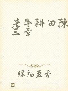 老牛耕田陈雪第三章