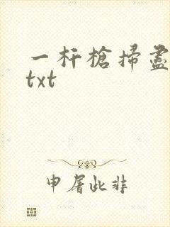 一杆枪扫尽全家txt