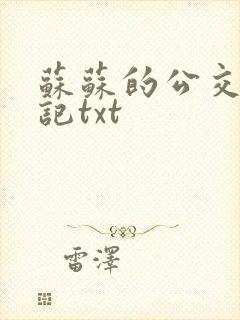 苏苏的公交车日记txt