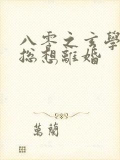 八零之玄学大师总想离婚