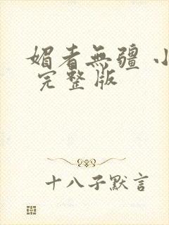 媚者无疆 小说 完整版