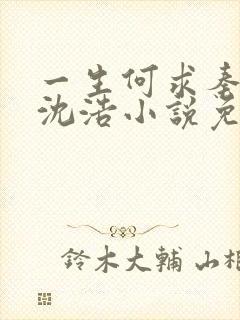 一生何求秦菲雪沈浩小说免费阅读全文笔趣阁