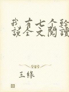 我有七个干妈小说全文阅读