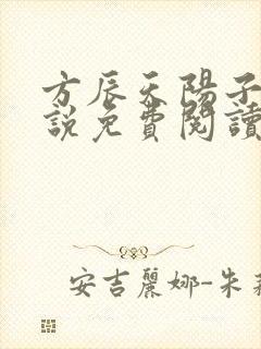 方辰天阳子的小说免费阅读