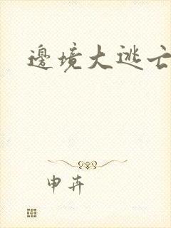 边境大逃亡封面