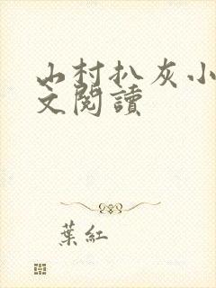 山村扒灰小说全文阅读