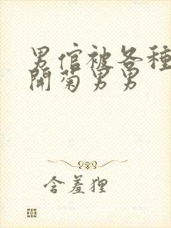 男倌被各种玉势开菊男男封面