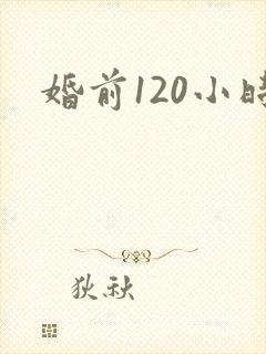 婚前120小时