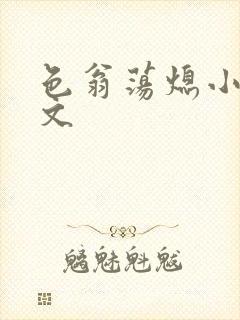 色翁荡熄小说全文