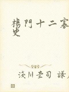 杨门十二寡妇艳史