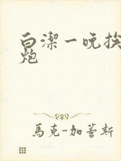 白洁一晚挨十二炮