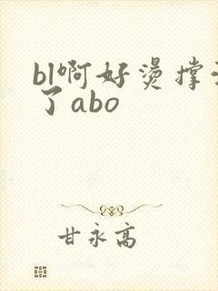 bl啊好烫撑满了abo封面