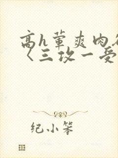 高h荤爽肉欲文〈三攻一受封面