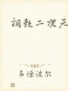 调教二次元