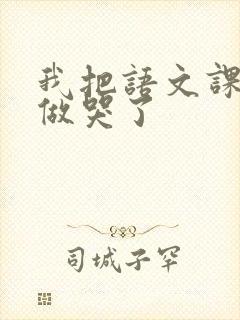 我把语文课代表做哭了封面