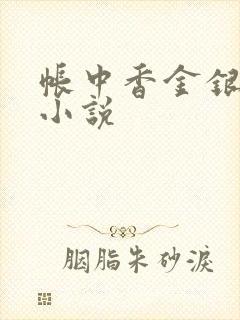 帐中香金银花露小说封面