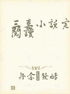 三喜小说完整版阅读封面