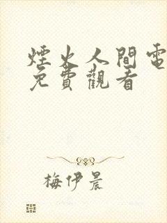 烟火人间电视剧免费观看