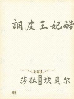 调皮王妃酷王爷