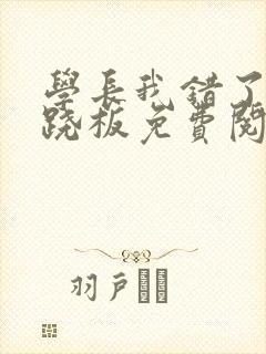 学长我错了 跷跷板免费阅读封面