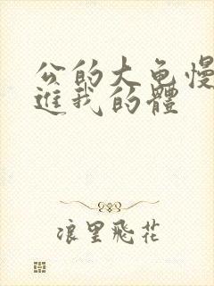 公的大龟慢慢挺进我的体