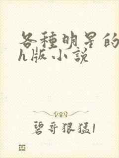 各种明星的综艺h版小说