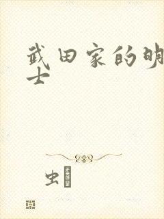 武田家的明国武士