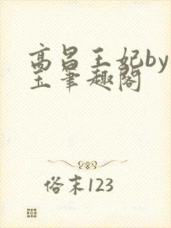 高昌王妃by黛玉笔趣阁