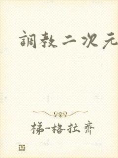 调教二次元封面