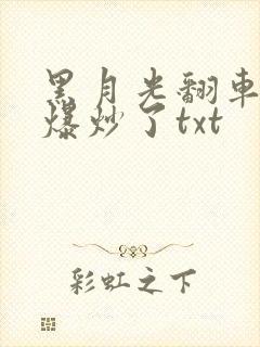 黑月光翻车后被爆炒了txt