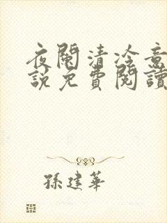 夜阑清冷意欢小说免费阅读