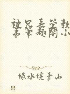 被兄长管教的弟弟笔趣阁小说