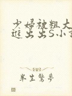 少妇被粗大猛进进出出S小说