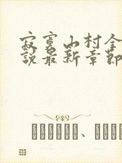 寂寞山村全部小说最新章节封面