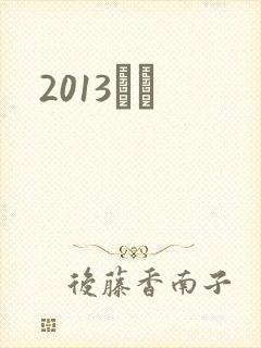2013С˵封面