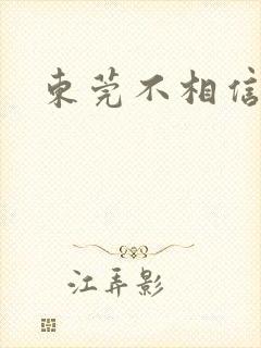 东莞不相信眼泪