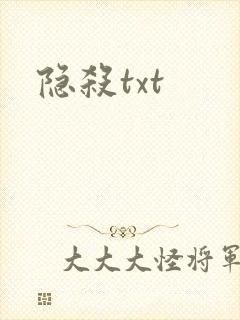 隐杀txt